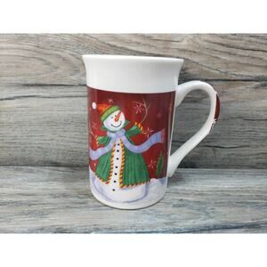 Royal Norfolk Winter Snowman Coffee Cup